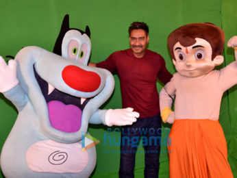 Golmaal Again team shoots with Bheem and Oggy and the Cockroaches