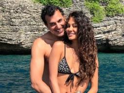HOT! Lisa Haydon celebrates her first wedding anniversary with hubby at a secluded beach