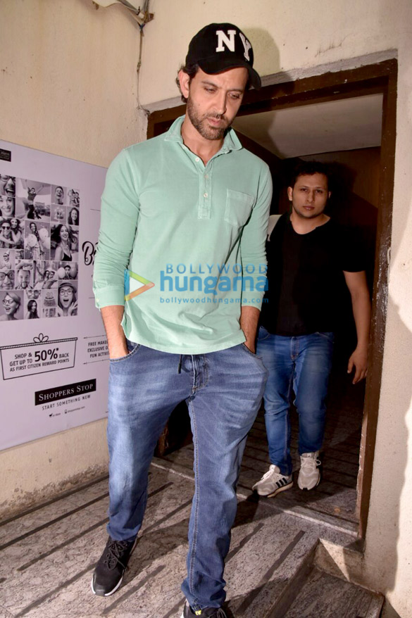 Hrithik Roshan and Sussanne Khan snapped with kids at PVR Juhu Hrithik Roshan and Sussanne Khan snapped with kids at PVR Juhu