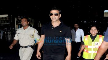 Akshay Kumar snapped at the airport