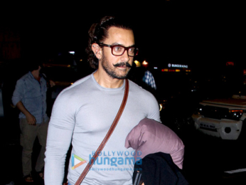 Aamir Khan and Zaira Wasim spotted at the airport