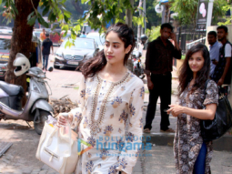 Jahnavi Kapoor snapped after dance rehearsal in Bandra
