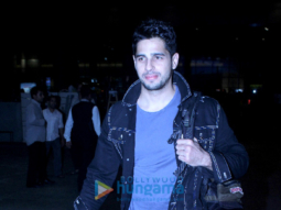 Sidharth Malhotra and Bhumi Pednekar snapped at the airport