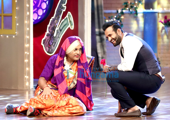 irfan pathan and yusuf pathan on the sets of the drama company 3