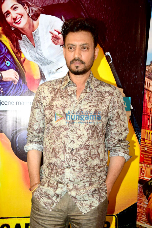 irrfan khan promotes qarib qarib singlle 1
