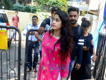 Jahnavi Kapoor snapped outside her dance class