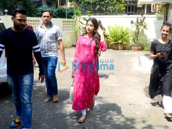 Jahnavi Kapoor snapped outside her dance class