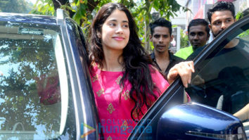 Jahnavi Kapoor snapped outside her dance class