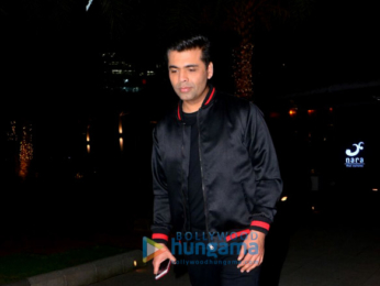 Karan Johar and Twinkle Khanna snapped outside Yauatcha