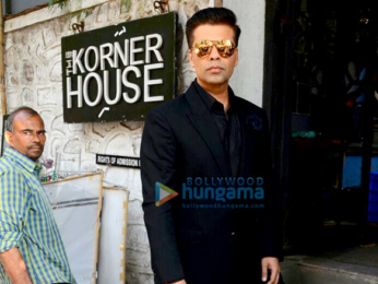 Karan Johar snapped at the Korner House