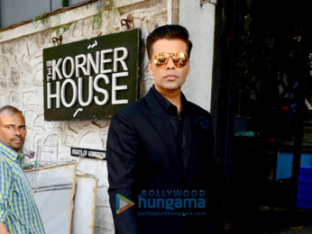 Karan Johar snapped at the Korner House