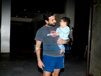 Kareena Kapoor Khan and Saif Ali Khan snapped arriving with baby Taimur to celebrate Soha Ali Khan's birthday