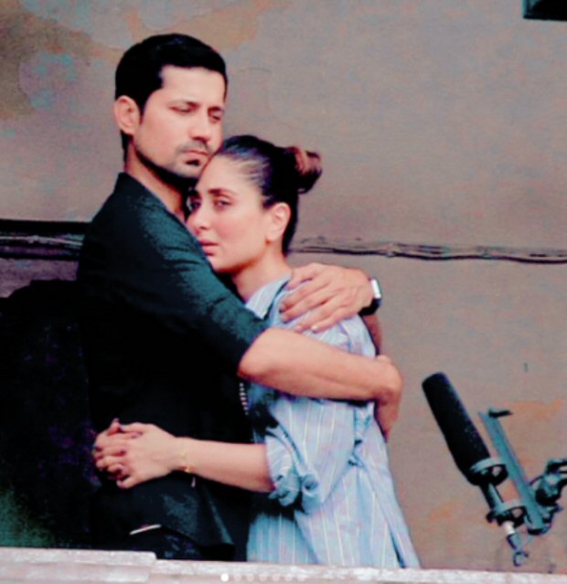 LEAKED PHOTOS Kareena Kapoor Khan and Sumeet Vyas embrace each other during Veere Di Wedding shoot in Delhi