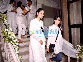 Members of Bollywood fraternity at Ram Mukerji's prayer meet