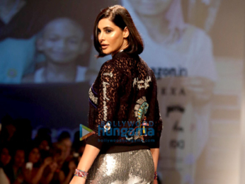 AIFW 2017: Nargis Fakhri and Milind Soman walks the ramp in New Delhi