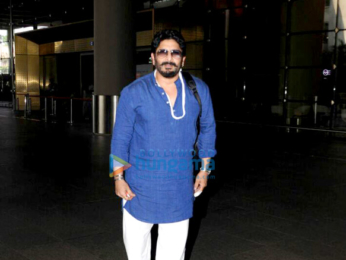 Parineeti Chopra, Arshad Warsi, Ajay Devgn airport arrive from Delhi after Golmaal Again promotions