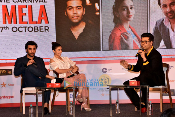 ranbir alia and karan at jio mami movie mela 2017 4