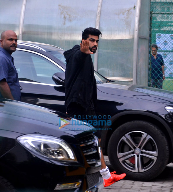 ranbir kapoor snapped at a soccer match 1