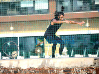 Ranveer Singh spotted at a football ground bandra