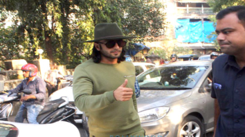 Ranveer Singh spotted at dubbing studio