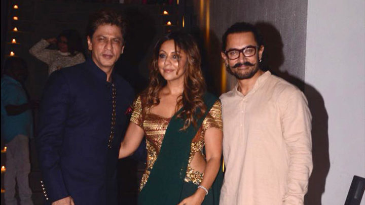 Aamir Khan’s Diwali Party With Shah Rukh Khan & Gauri Khan Aamir Khan’s Diwali Party With Shah Rukh Khan & Gauri Khan