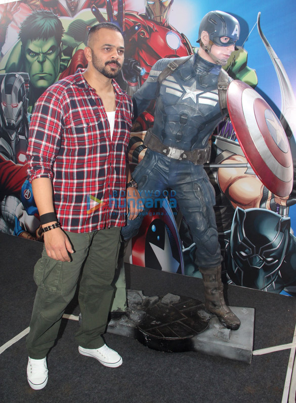 Rohit Shetty shows his love for Ironman and Captain America