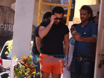 Saif Ali Khan snapped in Bandra