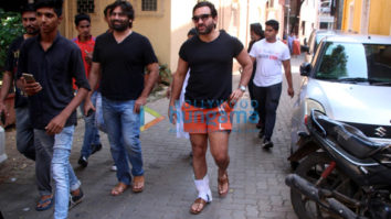 Saif Ali Khan snapped in Bandra