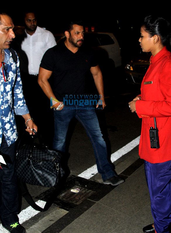 Salman Khan and Katrina Kaif snapped at the airport