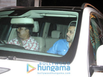 Salman Khan snapped outside his office