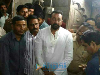 Sanjay Dutt visits a temple in Bikaner