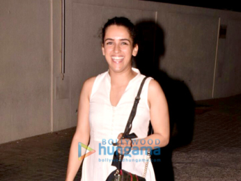 Sanya Malhotra spotted outside PVR Juhu