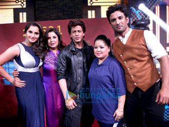 Shah Rukh Khan, Sushant Singh Rajput and Sania Mirza perform at Farah Khan’s show Lip Sing Battle