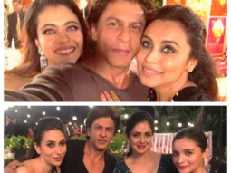 Shah Rukh Khan reunites with Kuch Kuch Hota Hai ladies Kajol and Rani Mukerji; poses with Sridevi, Karisma Kapoor, Alia Bhatt