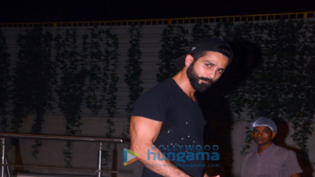 Shahid Kapoor snapped outside his gym