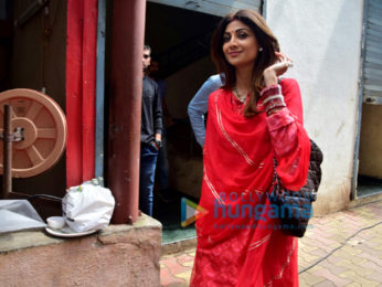 Shaan and wife Radhika shoot Karva Chauth special for Shilpa Shetty Kundra's show Aunty Boli Lagao Boli