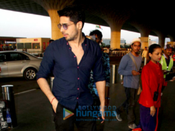 Sidharth Malhotra and Adah Sharma snapped at the airport