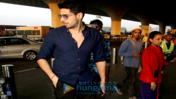Sidharth Malhotra and Adah Sharma snapped at the airport