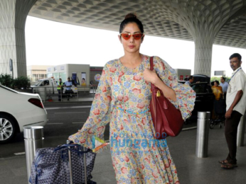 Sridevi spotted at the airport