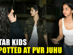 Star Kids Suhana Khan, Ananya Pandey, Shanaya Kapoor SPOTTED At PVR Juhu