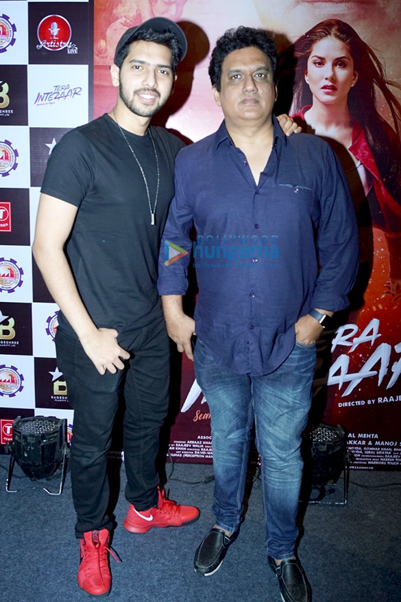 sunny leone and arbaaz khan grace the trailer launch of their film tera intezaar 6