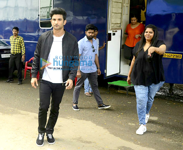 Sushant Singh Rajput snapped shooting for Flying Machine’s new TVC