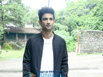 Sushant Singh Rajput snapped shooting for Flying Machine's new TVC