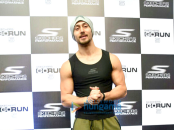 Tiger Shroff attends the launch of Sketchers