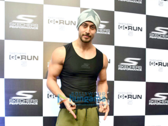 Tiger Shroff attends the launch of Sketchers