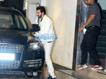 Varun Dhawan spotted after gym session in Khar