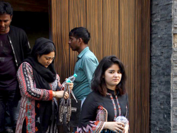 Zaira Wasim spotted at Aamir Khan's house for interviews