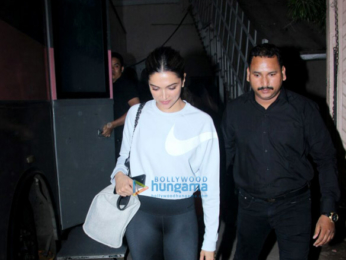 Deepika Padukone snapped post Padmavati promotion pack up
