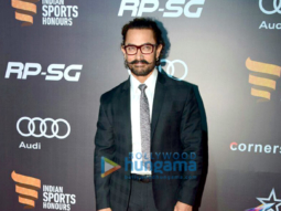 Aamir Khan, Virat Kohli and Anushka Sharma at Indian Sports Honours 2017 Awards