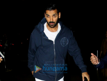 Aamir Khan and John Abraham arrives at the airport